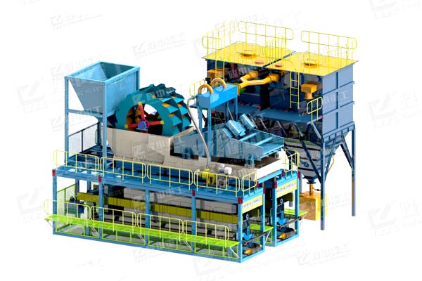  模块化洗砂工作站