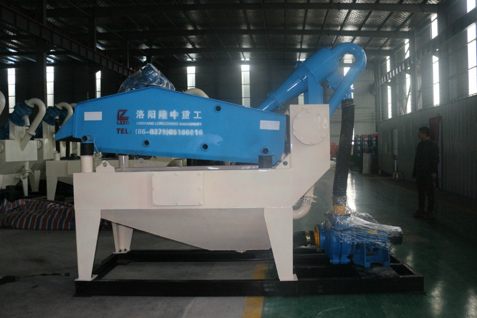 隆中细沙回收机怎么安装